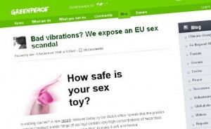 Peligro de los ftalatos en los juguetes sexuales.